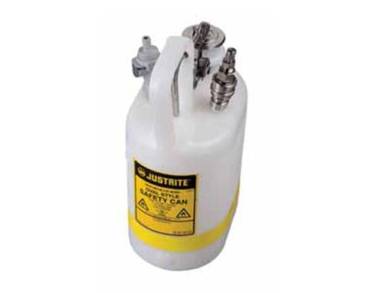 In-Flow Safety Can with Quick Disconnects