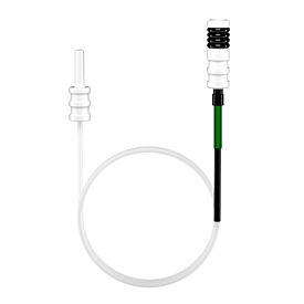Probe Connecting Line 0.18mm ID with EzyFit (Green/Black)