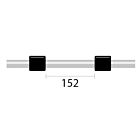 ProLok Contour Flared End PVC Pump Tube 2tag 0.76mm ID Black/Black (PKT 6)