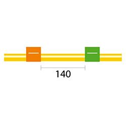 Solva Flex Pump Tube 2tag 0.38mm ID Orange/Green (PKT 12)