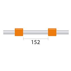 ProLok Contour Flared End PVC Pump Tube 2tag 0.89mm ID Orange/Orange (PKT 6)