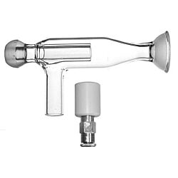 Glass Gas Sheath Adapter w/ 12/5 Socket