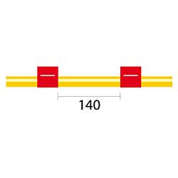 Contour Flared End Solva Flex Pump Tube 2tag 1.14mm ID Red/Red (PKT 6)