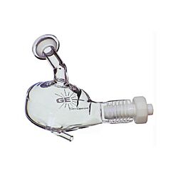 Cinnabar Spray Chamber with Helix for Standard Torch, 20ml cyclonic, Borosilicate glass