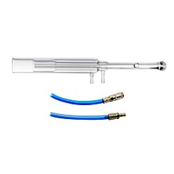 Quartz Torch 2.5mm injector with gas fittings