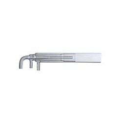 Quartz Torch High Solids (Full Length) with 90 Deg. Bend & 2.3mm Injector for 700-ES or Vista Axial