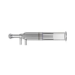 Quartz Torch 2.5mm injector, 4mm OD side arms for Spectro EOP