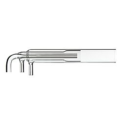 Quartz Torch with 90 Deg. Bend & 0.8mm Injector for 700-ES or Vista Axial