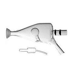 Conical Spray Chamber, Pump Drain (w/ fitting)