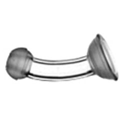 Quartz Coupling, Ball/Socket, 17 deg