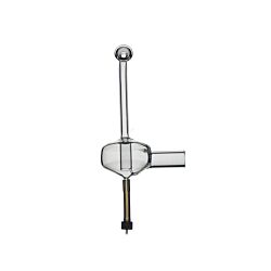 Cyclonic Spray Chamber, Axial with Knockout -- with Fittings