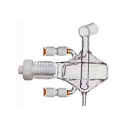 Jacketed Twister Cyclonic Spray Chamber with Helix