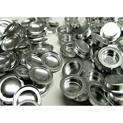 40uL Aluminum Flat Pan and Cover, Qty. 100 each