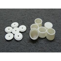 Alumina 6.8mm, 85ul Sample Pans and Covers, Qty. 6 each